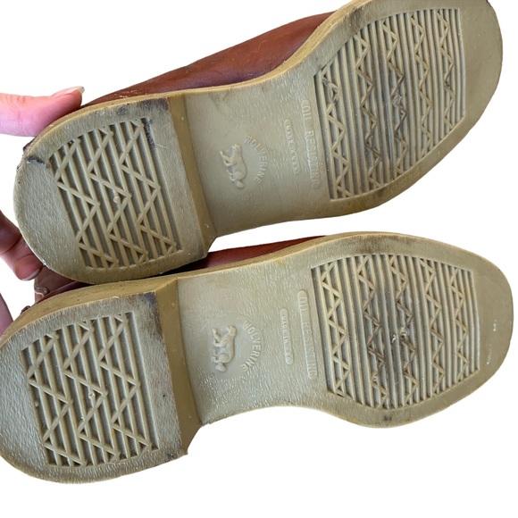 Vintage Wolverine lace up leather boots 7.5 - Picture 8 of 12